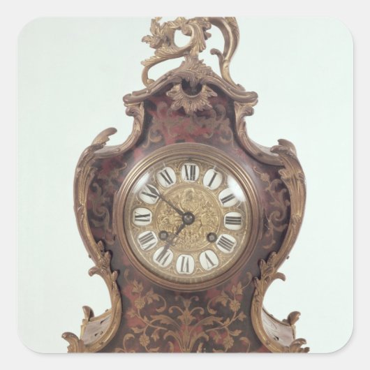 Boulle bracket clock by A.Brocot Deletrez スクエアシール (正面)