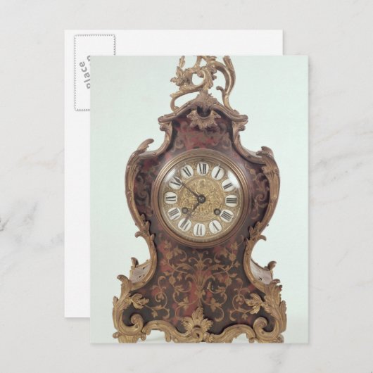 Boulle bracket clock by A.Brocot Deletrez ポストカード (正面/裏面)