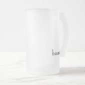 bouman148 giant#1 フロストグラスビールジョッキ (正面右)