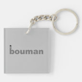 bouman166 Bitcoiner icon キーホルダー (裏面)