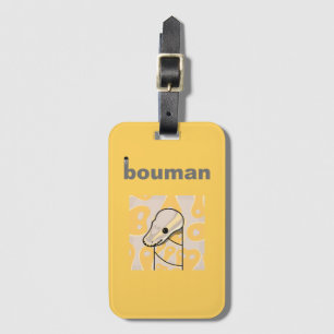 bouman327 ball python Banana Ghost ラゲッジタグ