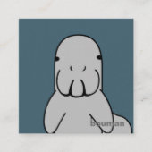 bouman446 manatee スクエア名刺 (正面)