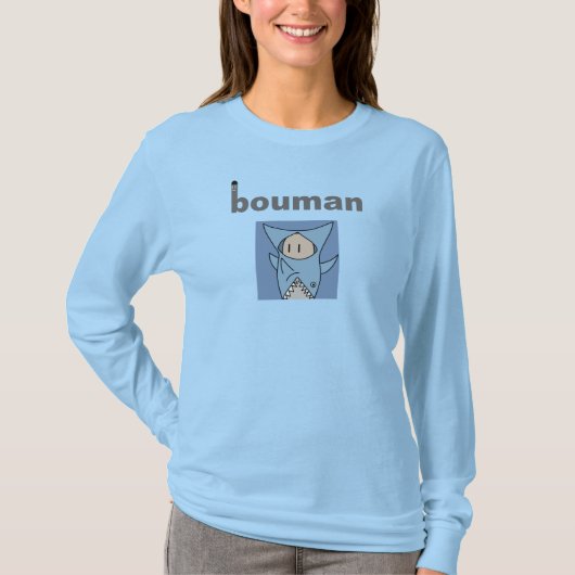 bouman63 shark parka tシャツ (正面)