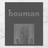 bouman68 Japanese monster アマビコ ワインラベル (シングルラベル)