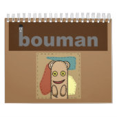 bouman stuffed toy series カレンダー (カバー)