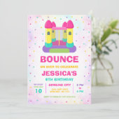 Bounce House Birthday Invitation 招待状 (スタンド正面)