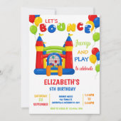 Bounce House Birthday Party Invitations 招待状 (正面)