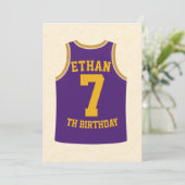 🏀 Bounce into the best birthday ever! 🎉 招待状 (スタンド正面)