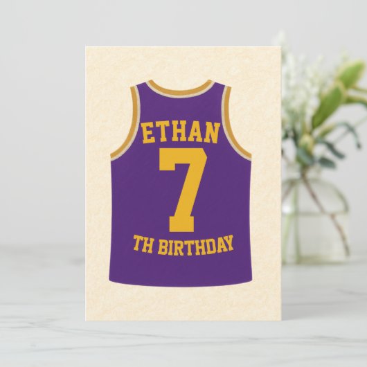 🏀 Bounce into the best birthday ever! 🎉 招待状 (スタンド正面)