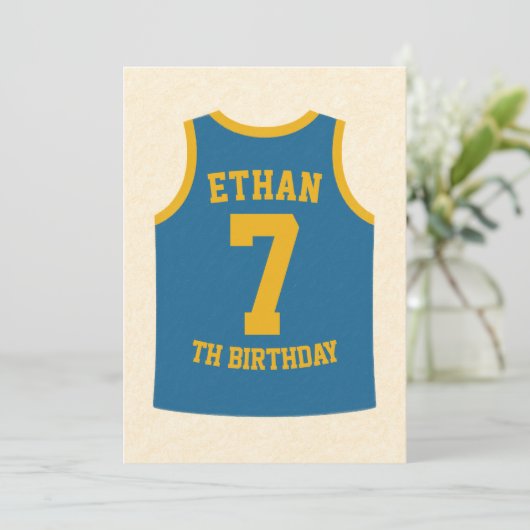 🏀 Bounce into the best birthday ever! 🎉 招待状 (スタンド正面)