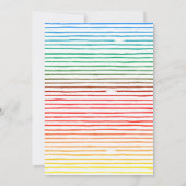 Bouncy Ball Birthday Invitation 招待状 (裏面)