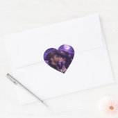 “Bound by the Tide” Purple Fantasy Love Sticker ハートシール (封筒)