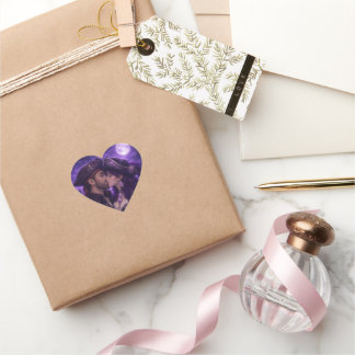 “Bound by the Tide” Purple Fantasy Love Sticker ハートシール