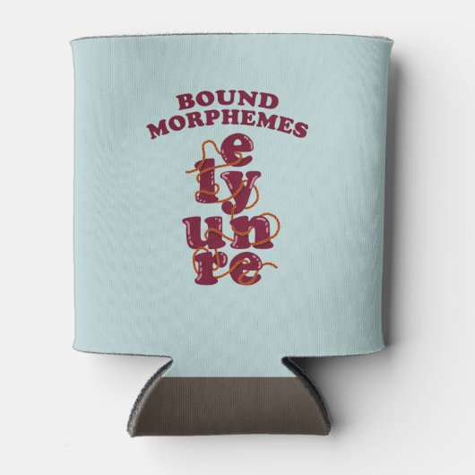 Bound Morphemes Phonics教えの英語 缶クーラー (正面)