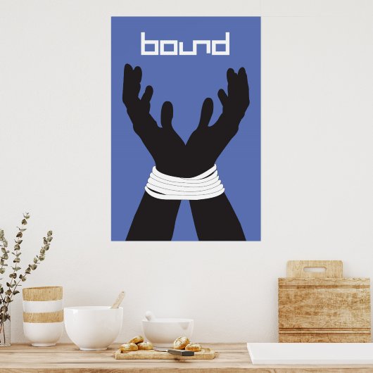 Bound Records Hands Tied Poster ポスター (キッチン)