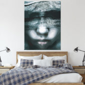 Bound Vision：沈黙を強要 キャンバスプリント (インサイチュ (寝室))