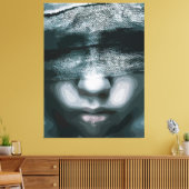 Bound Vision：沈黙を強要 キャンバスプリント (インサイチュ (リビング))