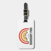 Boundary Peak Nevada ラゲッジタグ (正面縦)