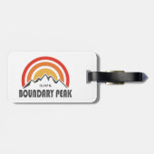 Boundary Peak Nevada ラゲッジタグ (裏面横)