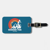 Boundary Peak Nevada Sun Eagle ラゲッジタグ (正面横)