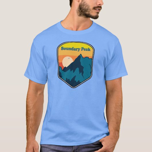 Boundary Peak Nevada Sunrise Tシャツ (正面)