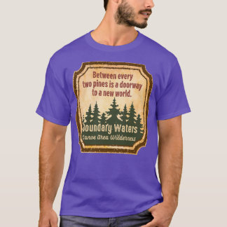 Boundary Waters Canoe Area Wilderness s UUU  Tシャツ