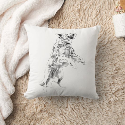 Bounding Through Fall Skies クッション (ブランケット)