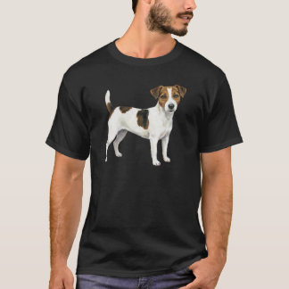 Boundless Bouncer: Naive Art Jack Russell Terrier Tシャツ