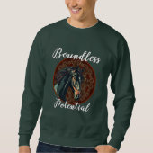 Boundless Potential Horse Sweatshirt – Majestic St スウェットシャツ (正面)