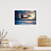 Bounty hunter F 18 fighter jet ポスター (キッチン)