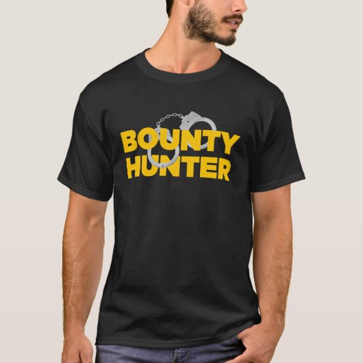 Bounty Hunter for Fugitive Recovery Agents Bounty  Tシャツ (正面)