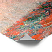 Bouqet of Sunflowers by Claude Monet ポスター (角)