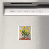 Bouqet of Sunflowers by Claude Monet マグネット (インサイチュ (食洗機))