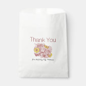 Bouquetアートワークの概要ブライダルシャワーに感謝 フェイバーバッグ (正面)