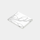 Bouquet Blanc:抽象芸術ホワイト&ブラック ポストイット (アングル)