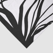 Bouquet Blanc:抽象芸術ホワイト&ブラック 薄葉紙 (詳細)