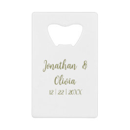 Bouquet floral blooming garden クレジットカード栓抜き