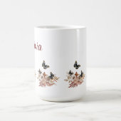 Bouquet floral blooming garden コーヒーマグカップ (中央)