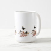 Bouquet floral blooming garden コーヒーマグカップ (正面右)
