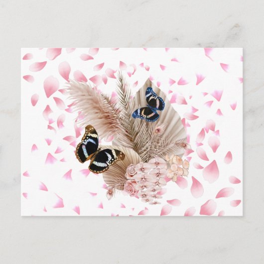 Bouquet floral blooming garden シーズンポストカード (正面)