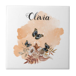 Bouquet floral blooming garden タイル