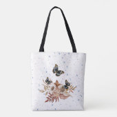 Bouquet floral blooming garden トートバッグ (裏面)