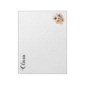 Bouquet floral blooming garden ノートパッド (回転)