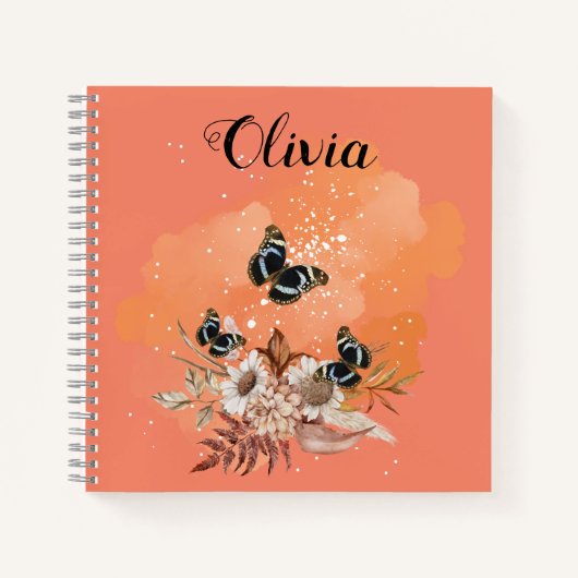 Bouquet floral blooming garden ノートブック (正面)