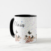 Bouquet floral blooming garden マグカップ (正面左)