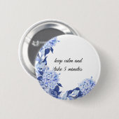 Bouquet floral blooming garden 缶バッジ (正面&裏面)