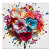 bouquet of flowers ポスター (正面)