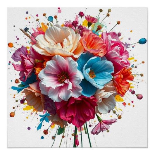 bouquet of flowers ポスター (正面)