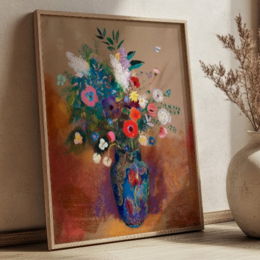 Bouquet of Flowers by Odilon Redon Still Life ポスター