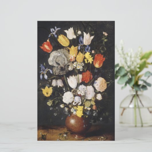 Bouquet of Flowers in an Earthenware Vase (1610) (スタンド正面)